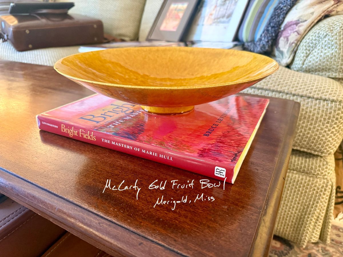 McCarty Gold Fruit Bowl - Merigold, Miss