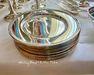 Sterling Bread and Butter Plates
