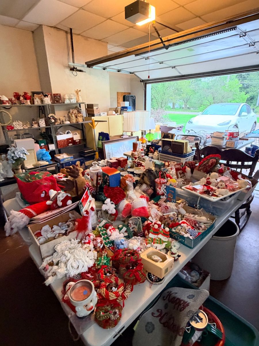 Vintage and some Christmas ornaments, 