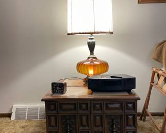 Bose sold, lamp pair and set of 3 tables available