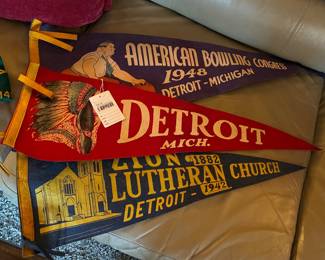 Detroit Felt Pennant