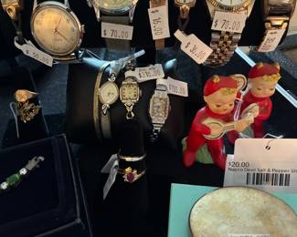 Napco Devil Salt & Pepper Shakers, Watches
