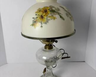 238 glasselectrichurricanelampwithflora