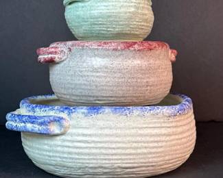108 artisanstudiopotterynestingbowlsin
