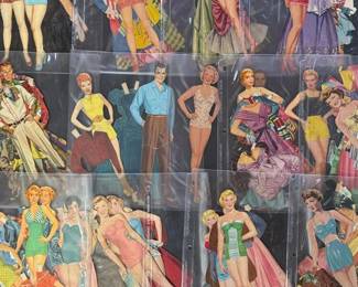007 vintageassortedpaperdollswithwardro