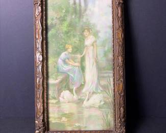 267 antiqueframedprintinthevictorianma