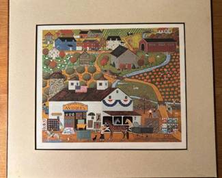095 folkartstyleframedprintbysandiwic