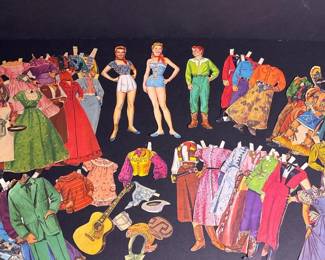 215 vintagewesternstylepaperdollswitho