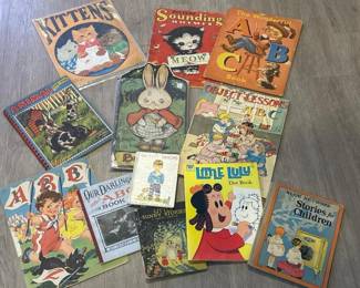 181 vintagechildrensbooksabcsanimalsto