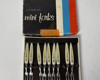 275 vintagestainlesssteelminiforks