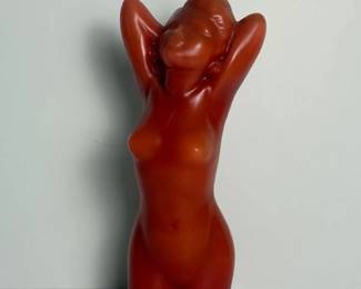 119 redfemalenudeformcandle