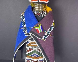 127 beadedkachina23dollwithcolorfulbla