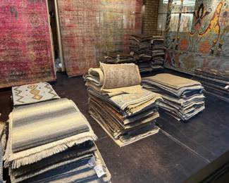 Designer rugs and rug samples