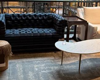 Baker end table, cocktail tables, loveseat, sofa