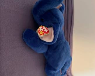Ty Beanie Baby Blue Elephant