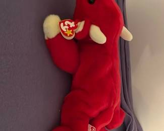Ty Beanie Baby Red Walrus