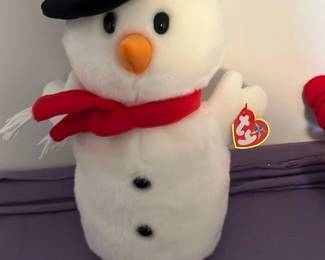 Ty Beanie Snowman Plush