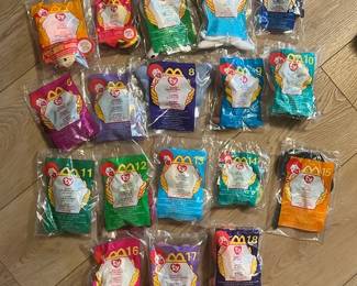 McDonald's Beanie Babies 2000 Lot