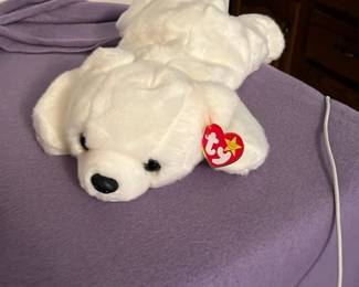 Ty Beanie Baby White Bear