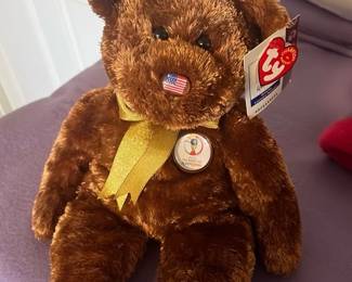 Ty Beanie Baby Brown Bear