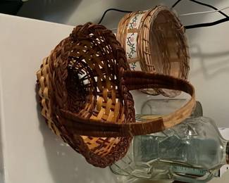 Woven Round Handle Basket