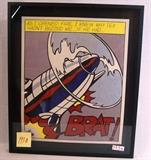 Triptych 193 - Roy Lichtenstein "As I opened fire" colored lithographs