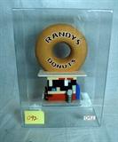Randy's Donut oil on plaster on wood, by Walter Gabrielson