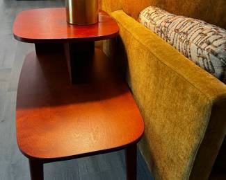Mid Century 2 tier side table