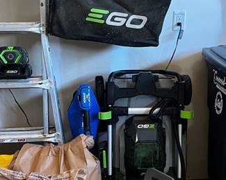 Ego Lawn Mower, Little Giant Aluminum Ladder