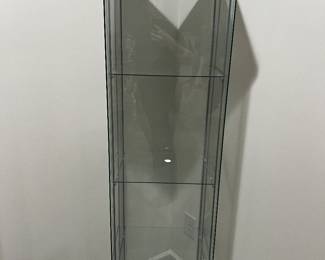 Glass display cabinet