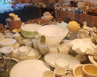 Vintage and antique glassware
