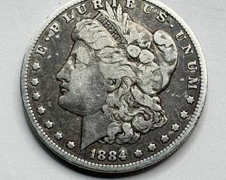 1884-O Morgan Silver Dollar
