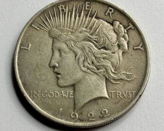 1922 Peace Silver Dollar