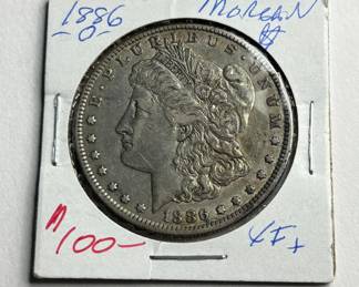 1886-O Morgan Silver Dollar