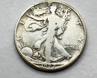1927-S Walking Liberty Silver Half Dollar