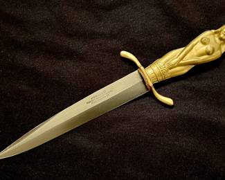 Korium "The Maiden" West German Dagger with Leather Sheath