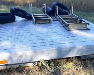 Floating Boat Dock Section with Ladders – White Cloud