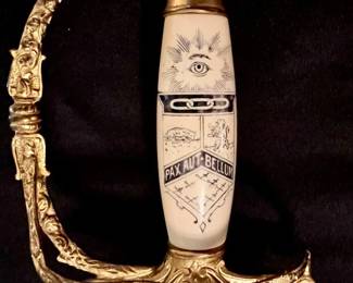 1930s Patriarchs Militant Named Commander's Parade Sword – Exceptional