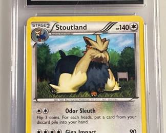 2011 Pokemon Stoutland – CGC 8.5, Black & White