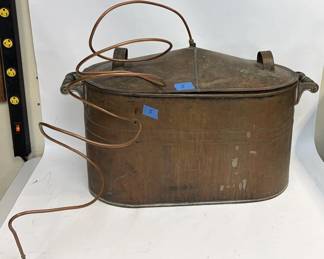 Antique Moonshine Still - Copper Wash Boiler Converted to a Still