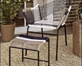 TK Classics Wicker Lounge Chair – New in Box