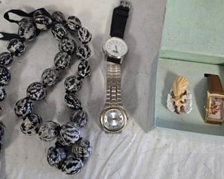 3 Watches & a Necklace