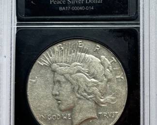 1934-S Peace Silver Dollar – Certified Very Good (Bradford)