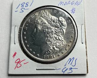 1881-S Morgan Silver Dollar