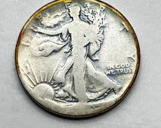1921-D Walking Liberty Silver Half Dollar