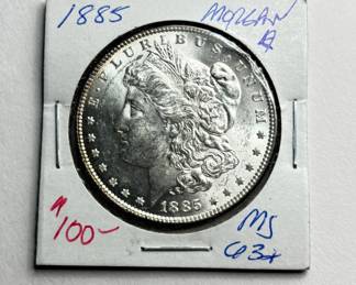 1885 Morgan Silver Dollar