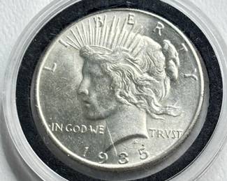 1935 Peace Silver Dollar