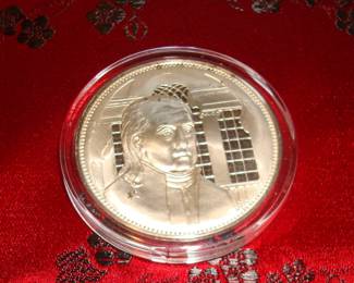 Stephen Hopkins Rhode Island Souvenir Medallion – Ship Design