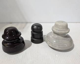 Antique Insulators – Pittsburgh, Macomb & Ohio Brass – Estate Sales Warehouse (GR)