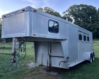 1995 Cherokee 3-Horse Slant Load Gooseneck Trailer – Road-Tested (Off-Site Grand Haven)